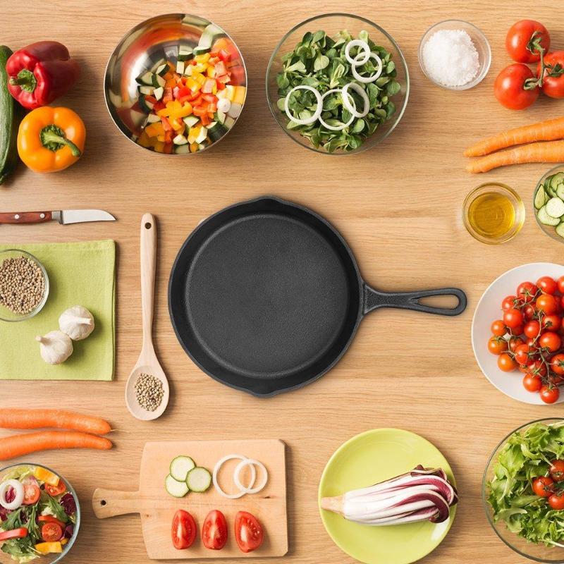 Iron Skillet Fry Pan