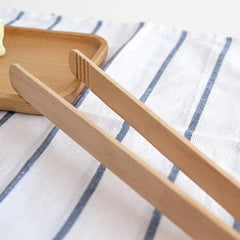 Bamboo Wood Food Tongs