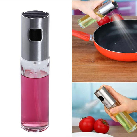 Oil Spray Bottle Pump Glass