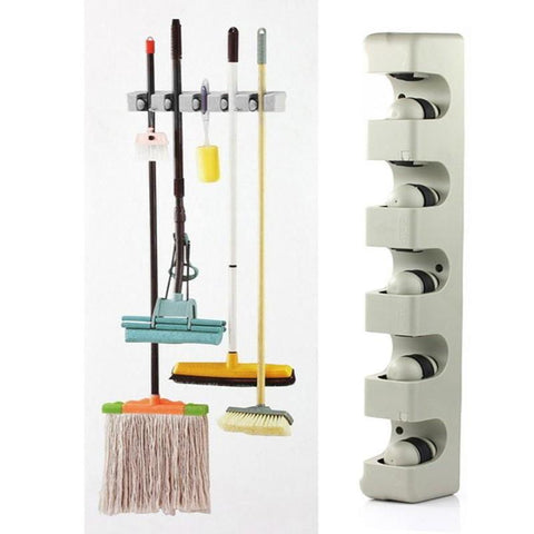 Mop Brush Broom Organizer