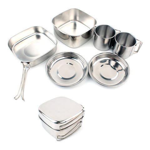 Cooking Picnic Portable Frying Pan Set