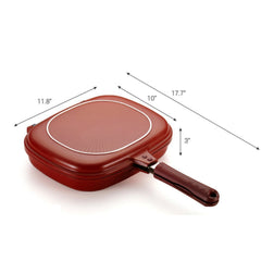 Double Side Grill Fry Pan
