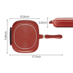 Double Side Grill Fry Pan